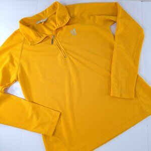 VINTAGE Y2K ELEVEN BY VENUS WILLIAMS WOMENS SIZE XL YELLOW SHIRT LONG SLEEVE
